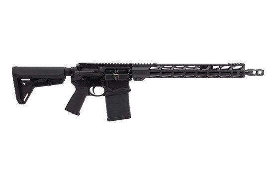 The Ruger SFAR rifle features an 15in aluminum handguard that is free-floated for increased accuracy and utilizes M-LOK attachment slots